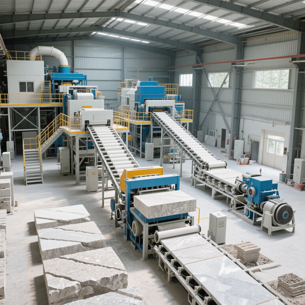 高压干法生态石生产线